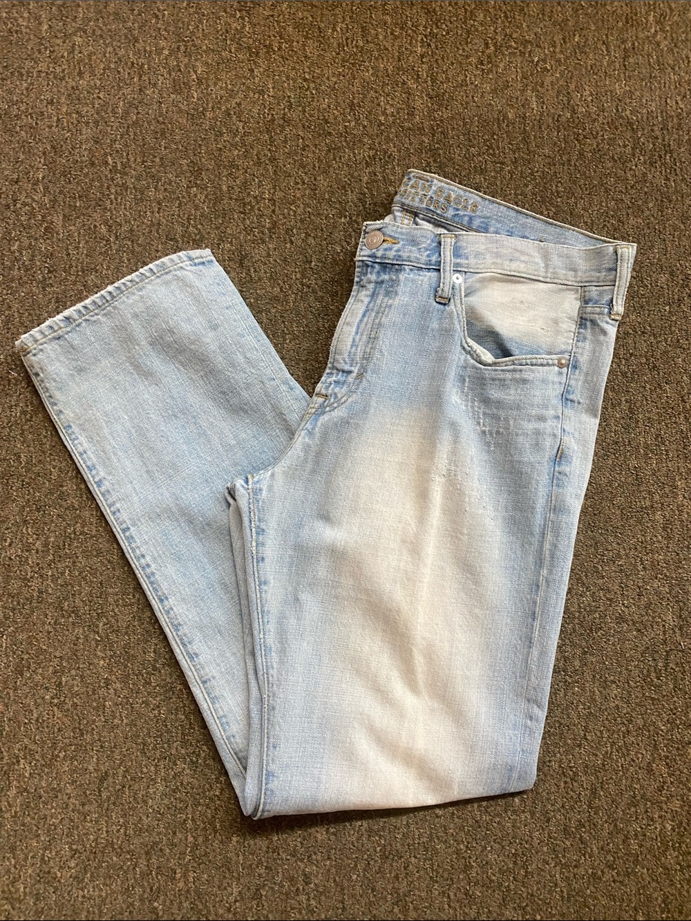American Eagle Outfitters Light Blue Slim Straight Jeans